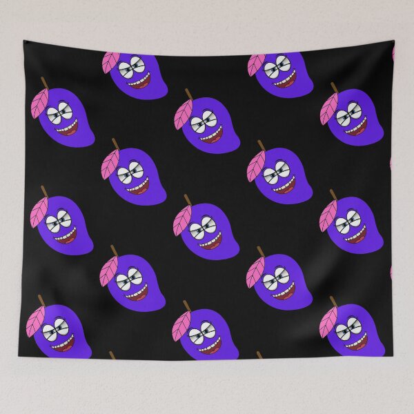 Item preview, Happy blue lady mango designed and sold by Sixcom.