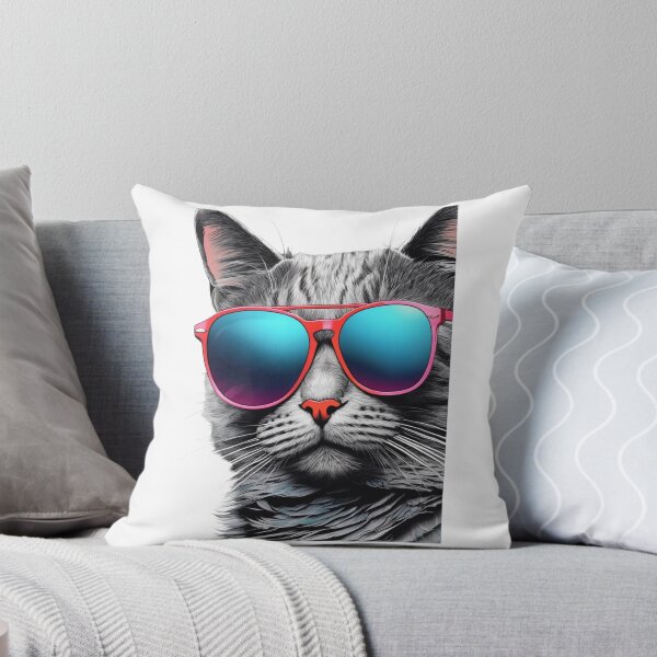 Item preview,  Sweet cat in sunglasses designed and sold by Greta Lobodzinska.