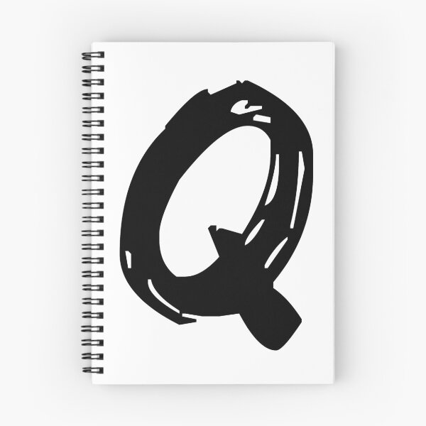 Item preview, Q BRUSH STYLE CAPITAL LETTER INITIAL T-SHIRT MODERN MINIMALIST FONT LOGO TYPEFACE LETTERING TYPOGRAPHY MONOGRAM TEE designed and sold by prezziefactory.