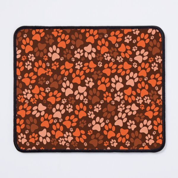 Item preview, dog footprints orange designed and sold by ZiphGames.
