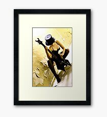 .you and me and the devil Framed Print