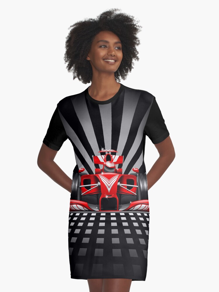 Race cheap car dress