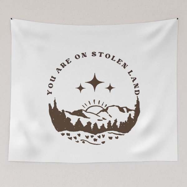 Item preview, You Are On Stolen Land Native Rights designed and sold by sleekartist.