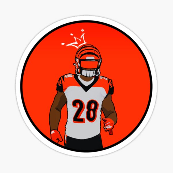 Cincinnati Bengals: Joe Mixon 2022 White Uniform - Officially Licensed NFL  Removable Adhesive Decal