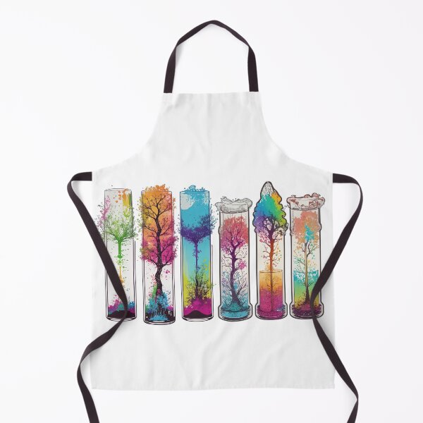 Item preview, tree growing from a Glass Test Tubes with soil at the bottom of the test tube. designed and sold by Natcharee.