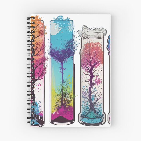 Item preview, tree growing from a Glass Test Tubes with soil at the bottom of the test tube. designed and sold by Natcharee.