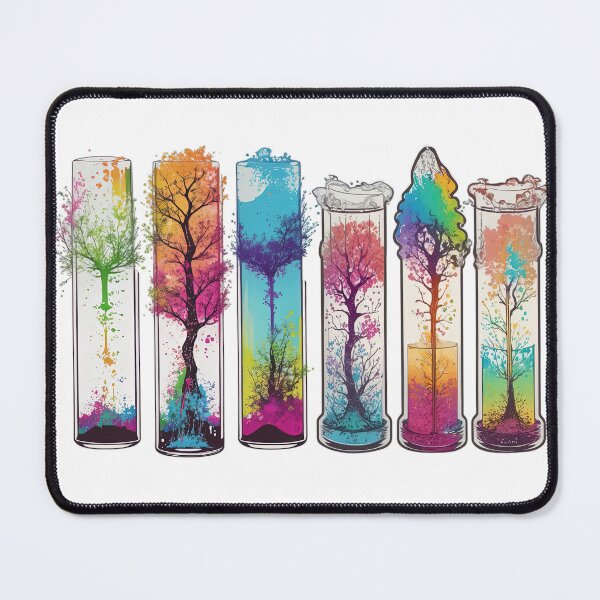 Item preview, tree growing from a Glass Test Tubes with soil at the bottom of the test tube. designed and sold by Natcharee.