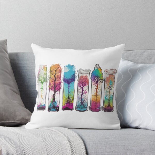 Item preview, tree growing from a Glass Test Tubes with soil at the bottom of the test tube. designed and sold by Natcharee.