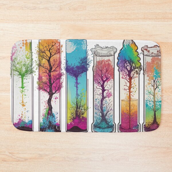 Item preview, tree growing from a Glass Test Tubes with soil at the bottom of the test tube. designed and sold by Natcharee.