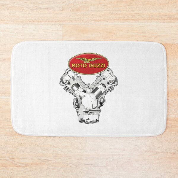 Item preview, Guzzi Logo and Engine T-Shirt designed and sold by RosaWirthBE.