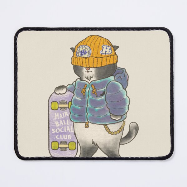 Item preview, A Pro Skateboard Cats - Hairball Social Club Family designed and sold by OzzyMac.