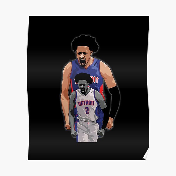 Detroit Pistons: Cade Cunningham 2021 Poster - NBA Removable Adhesive Wall Decal Large