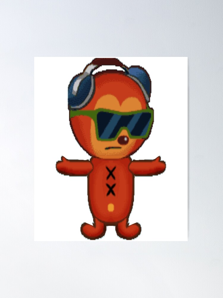 Parappa the Rapper Dog Playstation Video Game Anime Matte 