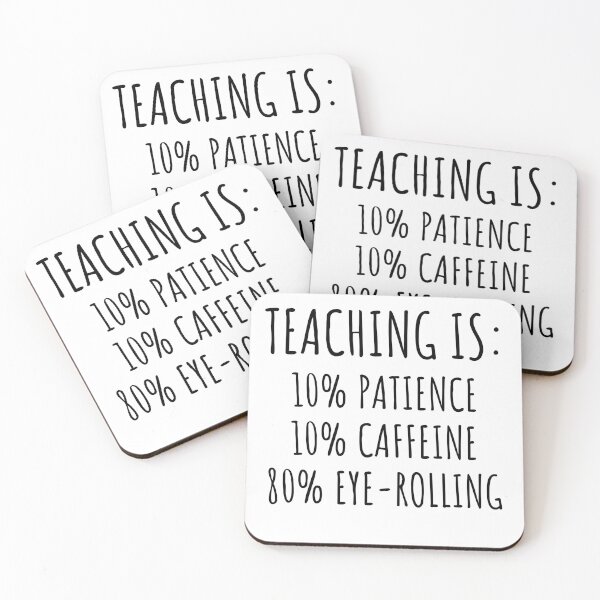 Item preview, Teaching is 80% Eye-rolling  designed and sold by LittleArij.