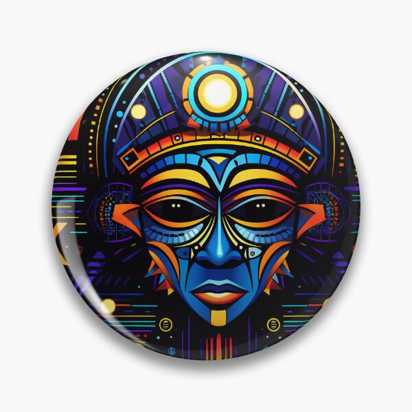 Item preview, "African-Futuristic Fusion" designed and sold by Art-Vortex-fr.