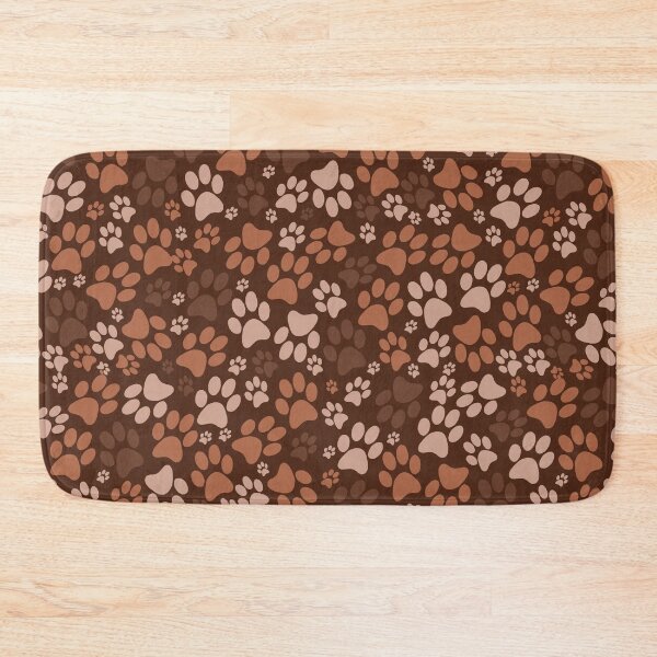Item preview, dog footprints brown designed and sold by ZiphGames.