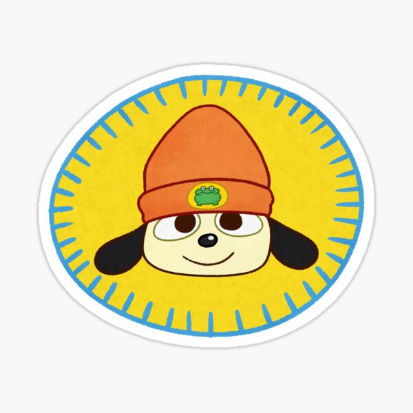 Vista previa del artículo con la obra «Parche de PaRappa el rapero», diseñado y vendido por marvi-nrosa.