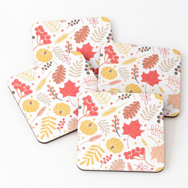 Item preview, Seasonal Autumn Botanical Berries Pumpkin pattern designed and sold by Nicola-Rowe.