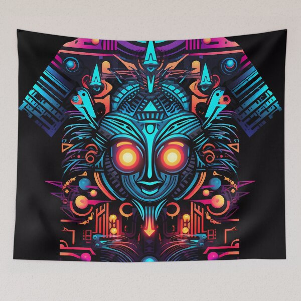 Item preview, "African-Futuristic Fusion" designed and sold by Art-Vortex-fr.