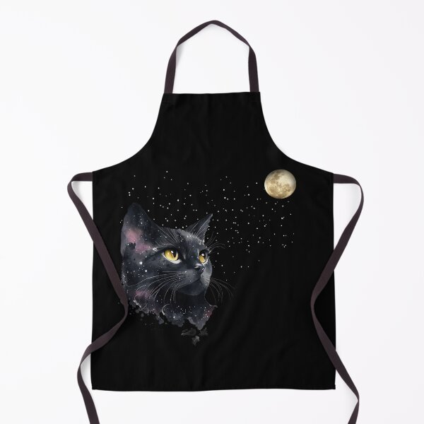 Item preview, CAT AND THE MOON, MYSTERIOUS BLACK CAT AND MOON designed and sold by Danicus666.