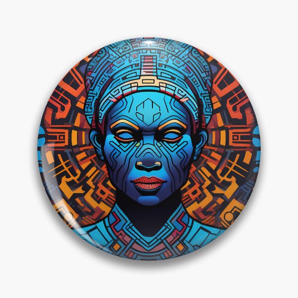 Item preview, "African-Futuristic Fusion" designed and sold by Art-Vortex-fr.
