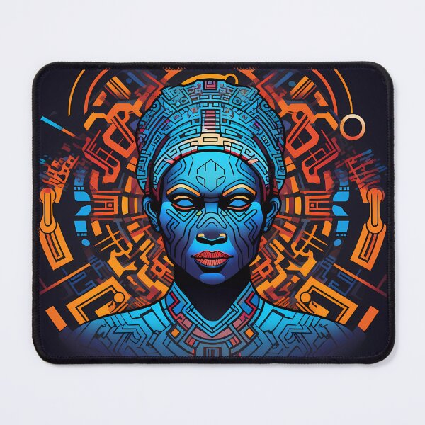 Item preview, "African-Futuristic Fusion" designed and sold by Art-Vortex-fr.