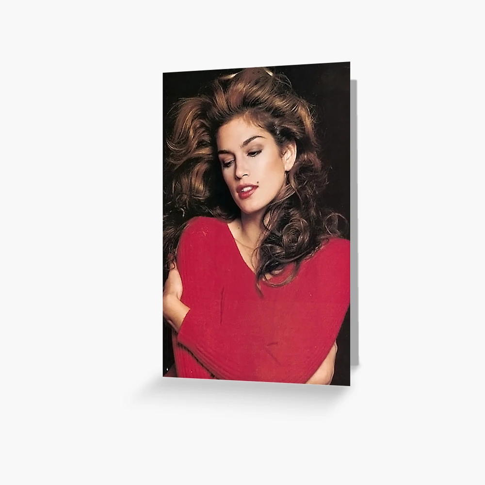 Cindy Crawford 90s | Greeting Card