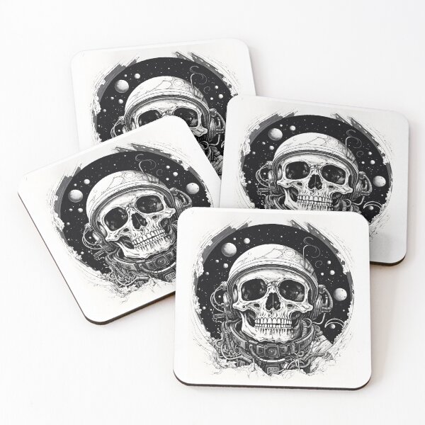 Item preview, Astronaut skull designed and sold by Anbe_design.