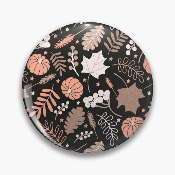 Item preview, Seasonal Autumn Botanical Pumpkin Nature Berries pattern designed and sold by Nicola-Rowe.