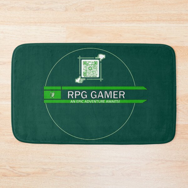 Item preview, RPG Gamer - An Epic Adventure Awaits! Gaming Logo V3 (Green/White) designed and sold by Visual Resolutions.
