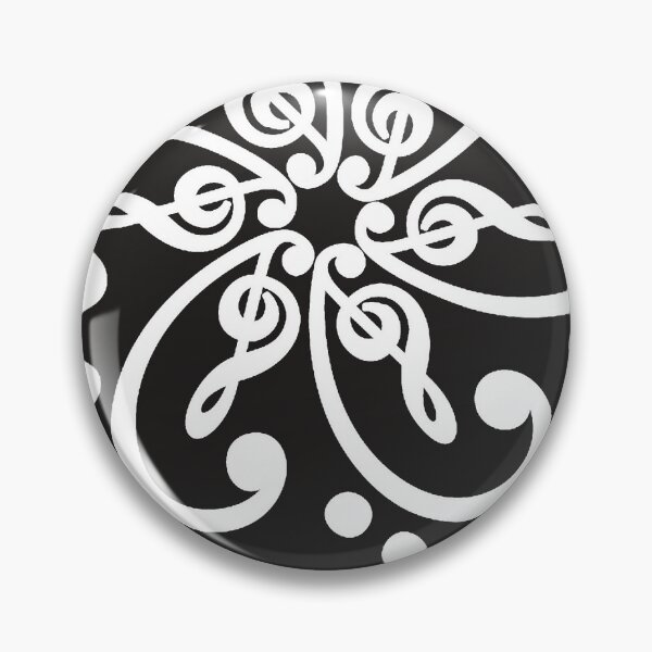 Artikelvorschau, Music, Bass Clef, Treble Clef, Mandala, Musician, Al, Musical Notes Fitted entworfen und verkauft von ZidaneSeger.