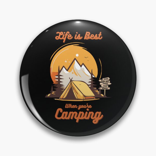 Aperçu de l'œuvre La vie est meilleure quand on fait du camping créée et vendue par AAcrew.