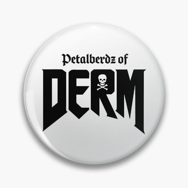 Item preview, Petalberdz de Derm Logotipo Pirata - NEGRO designed and sold by Thumpersteve.