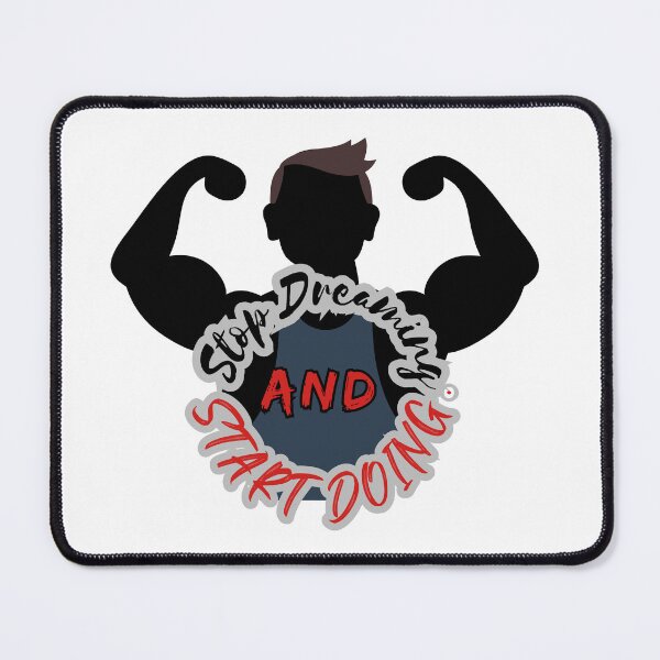 Item preview, Motivational workout quote Stop dreaming and start doing designed and sold by PTB Art Design.