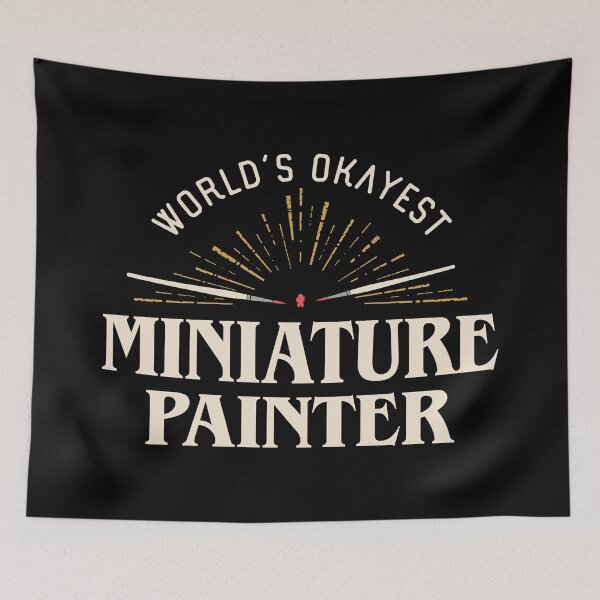 Item preview, Funny Worlds Okayest Miniature Painter Award designed and sold by pixeptional.