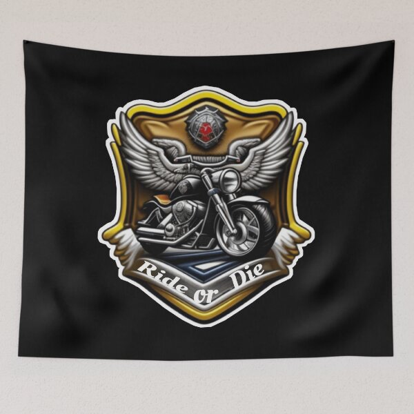 Item preview, Motorcycle crest designed and sold by Roxburylane.