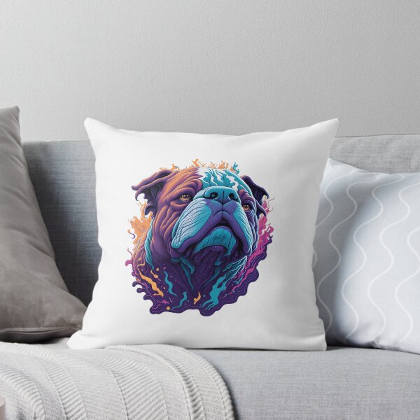 Item preview, Bold and Beautiful: Vibrant Color Bulldog designed and sold by ngness.