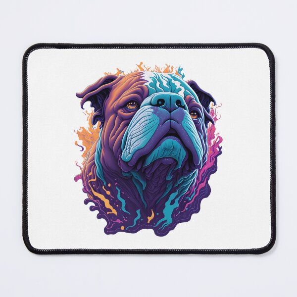 Item preview, Bold and Beautiful: Vibrant Color Bulldog designed and sold by ngness.