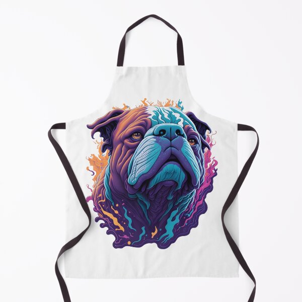 Item preview, Bold and Beautiful: Vibrant Color Bulldog designed and sold by ngness.