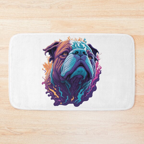 Item preview, Bold and Beautiful: Vibrant Color Bulldog designed and sold by ngness.