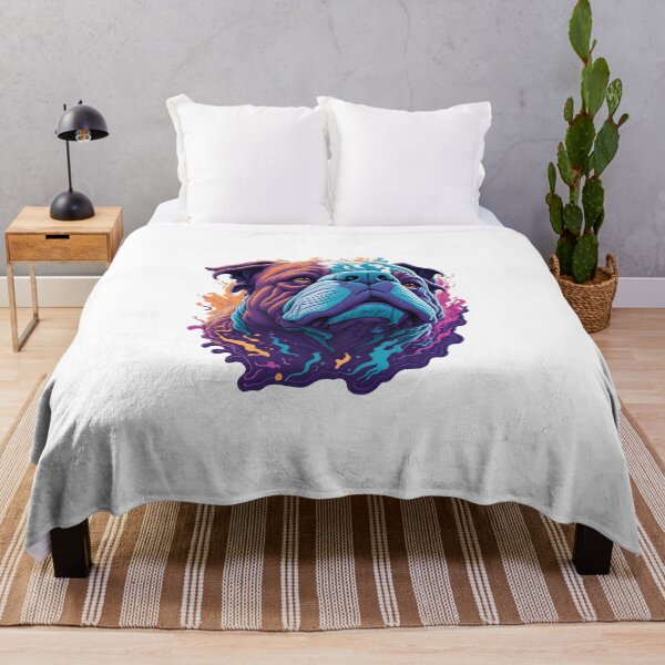 Item preview, Bold and Beautiful: Vibrant Color Bulldog designed and sold by ngness.