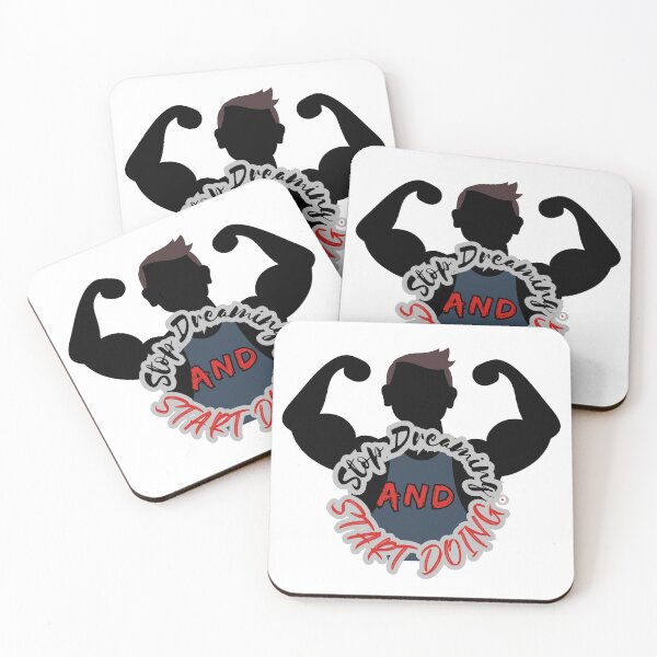 Item preview, Motivational workout quote Stop dreaming and start doing designed and sold by PTB Art Design.