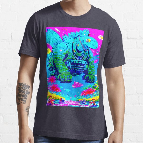 ANIME MANGA SURFING HAWAII KAIJU MOAI T-SHIRT  Kids T-Shirt by  ErikKarlsson