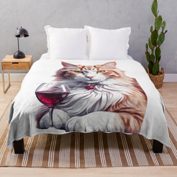 Item preview, Sweet Cat and Wine designed and sold by Greta Lobodzinska.