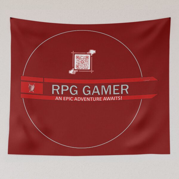 Item preview, RPG Gamer - An Epic Adventure Awaits! Gaming Logo V3 (Red/Gray) designed and sold by Visual Resolutions.