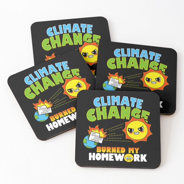 Item preview, Funny Climate Change Back to School Student Homework Excuse Joke designed and sold by BoggsNicolasArt.