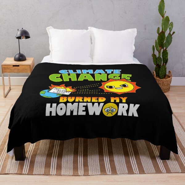Item preview, Funny Climate Change Back to School Student Homework Excuse Joke designed and sold by BoggsNicolasArt.