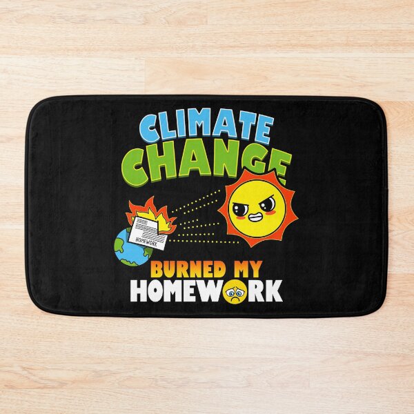 Item preview, Funny Climate Change Back to School Student Homework Excuse Joke designed and sold by BoggsNicolasArt.