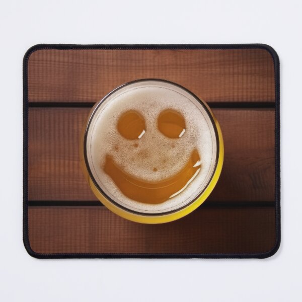Item preview, Happy Beer Glass with a Smile designed and sold by salarkoshop.