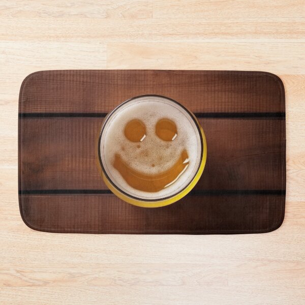 Item preview, Happy Beer Glass with a Smile designed and sold by salarkoshop.